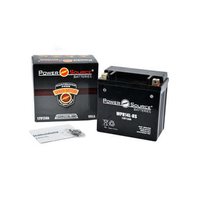 generator battery 12v 14ah WPH14L-BS AGM Battery